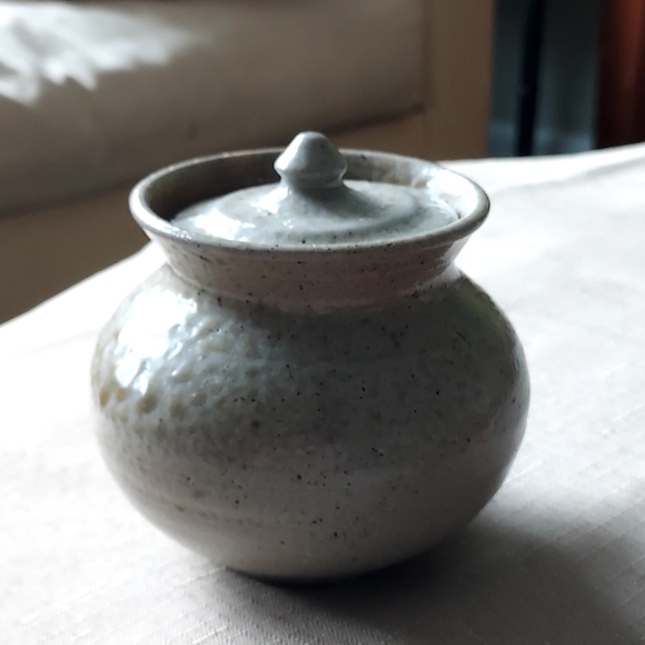 Vernon Owens Jugtown Stoneware Storage Jar vintage antique stone apothecary jar - Picture 16 of 16